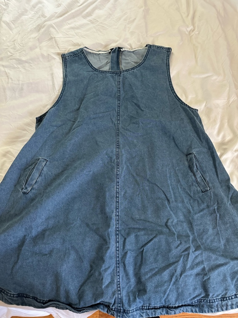Divided Blue Denim Mini Dress
